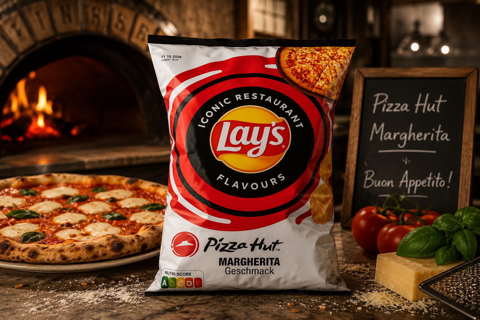 Lay's Pizza Hut Margherita Flavour