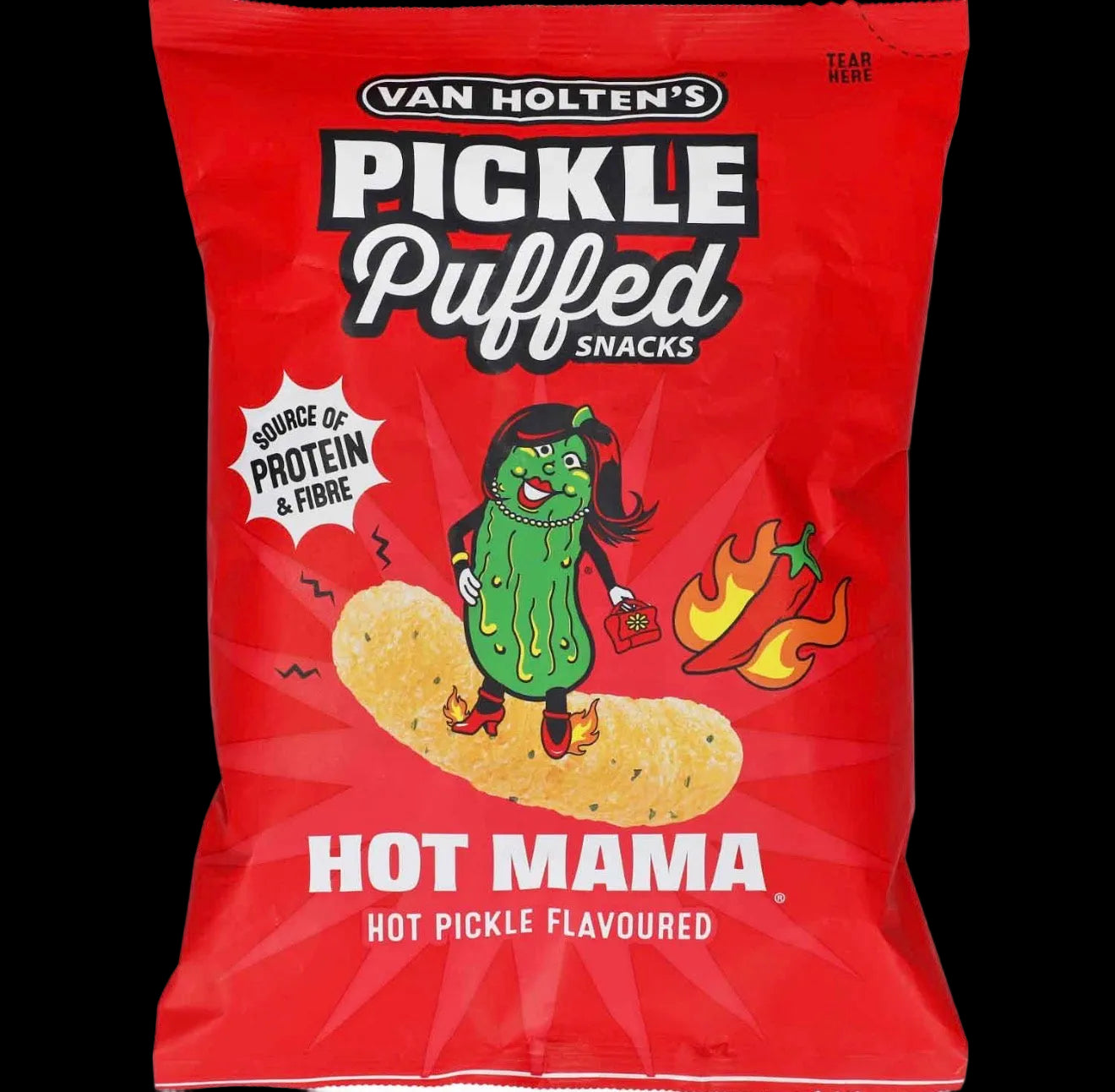 Hot Mama Hot Pickle Flavoured Puffed Snacks