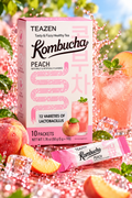Kombucha - Peach Teazen 10er Pack