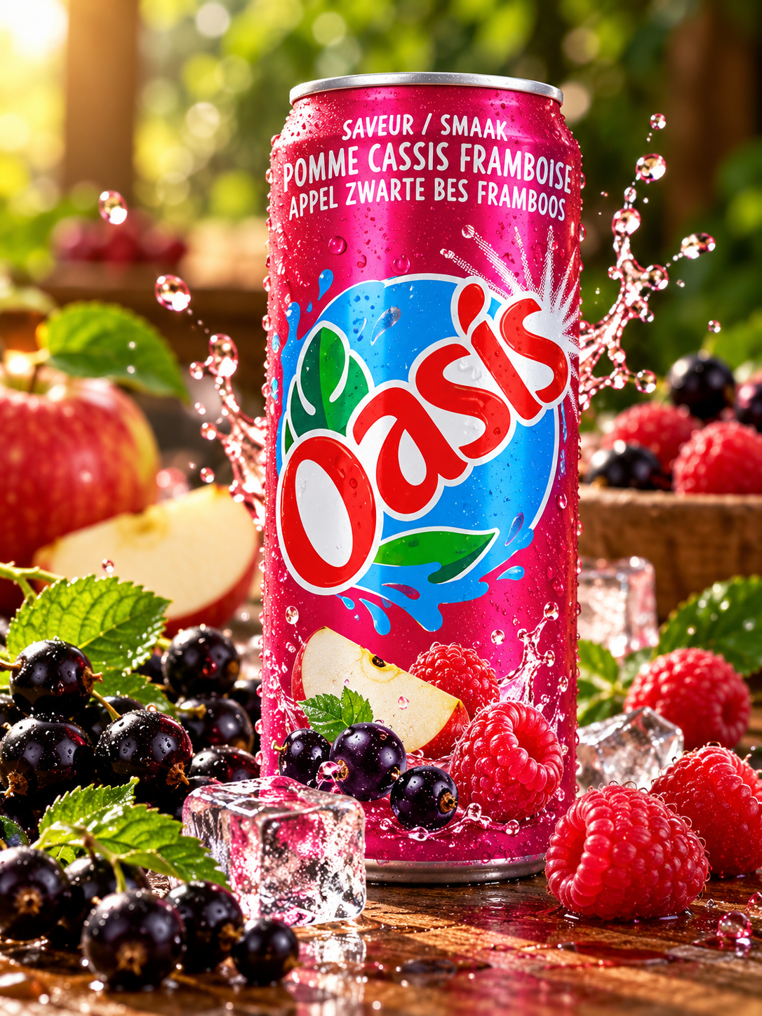 Oasis Pomme Cassis Framboise