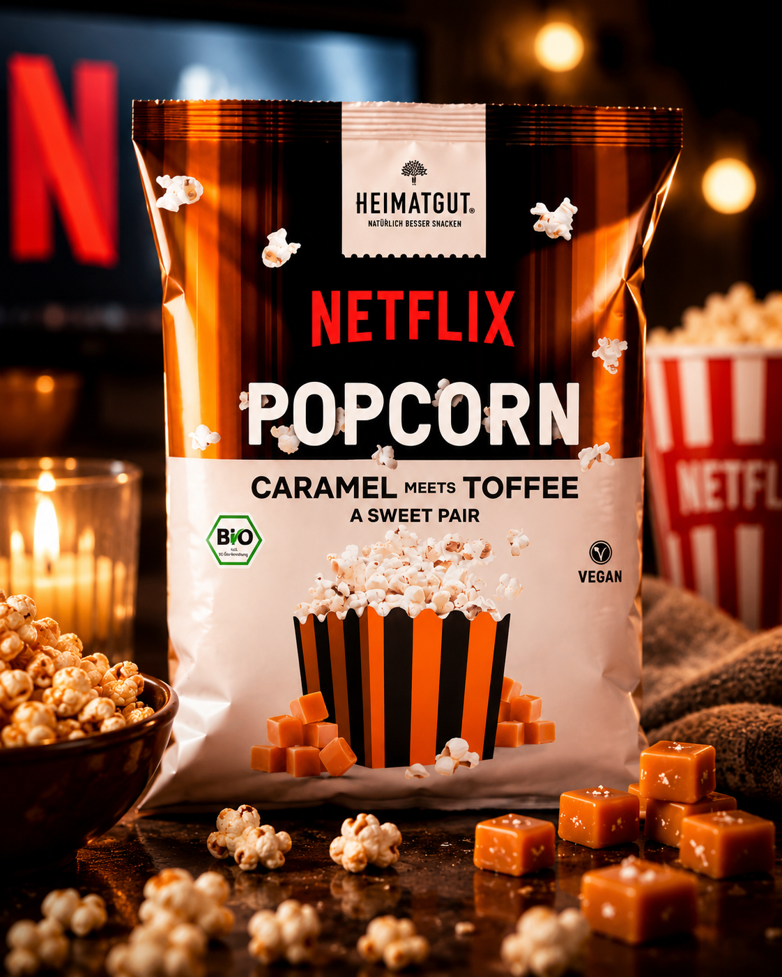Popcorn - Netflix Caramel meets Toffee