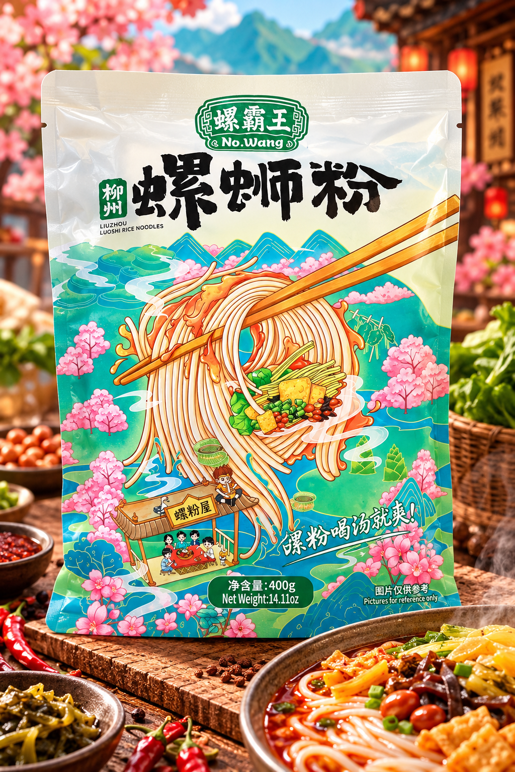 LBW Mushroom Rice Noodles – 400 g