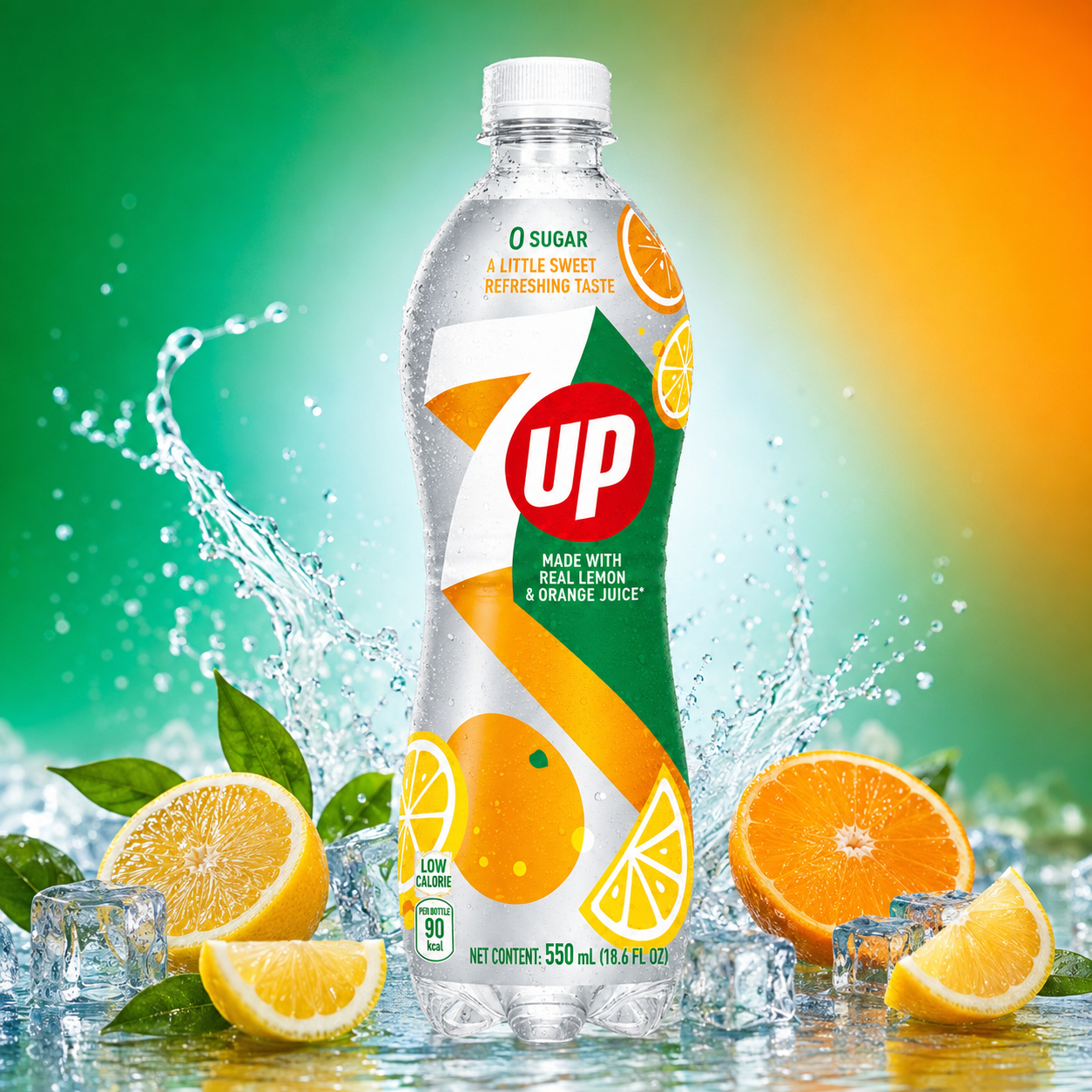 7UP Lemon Orange 550ml