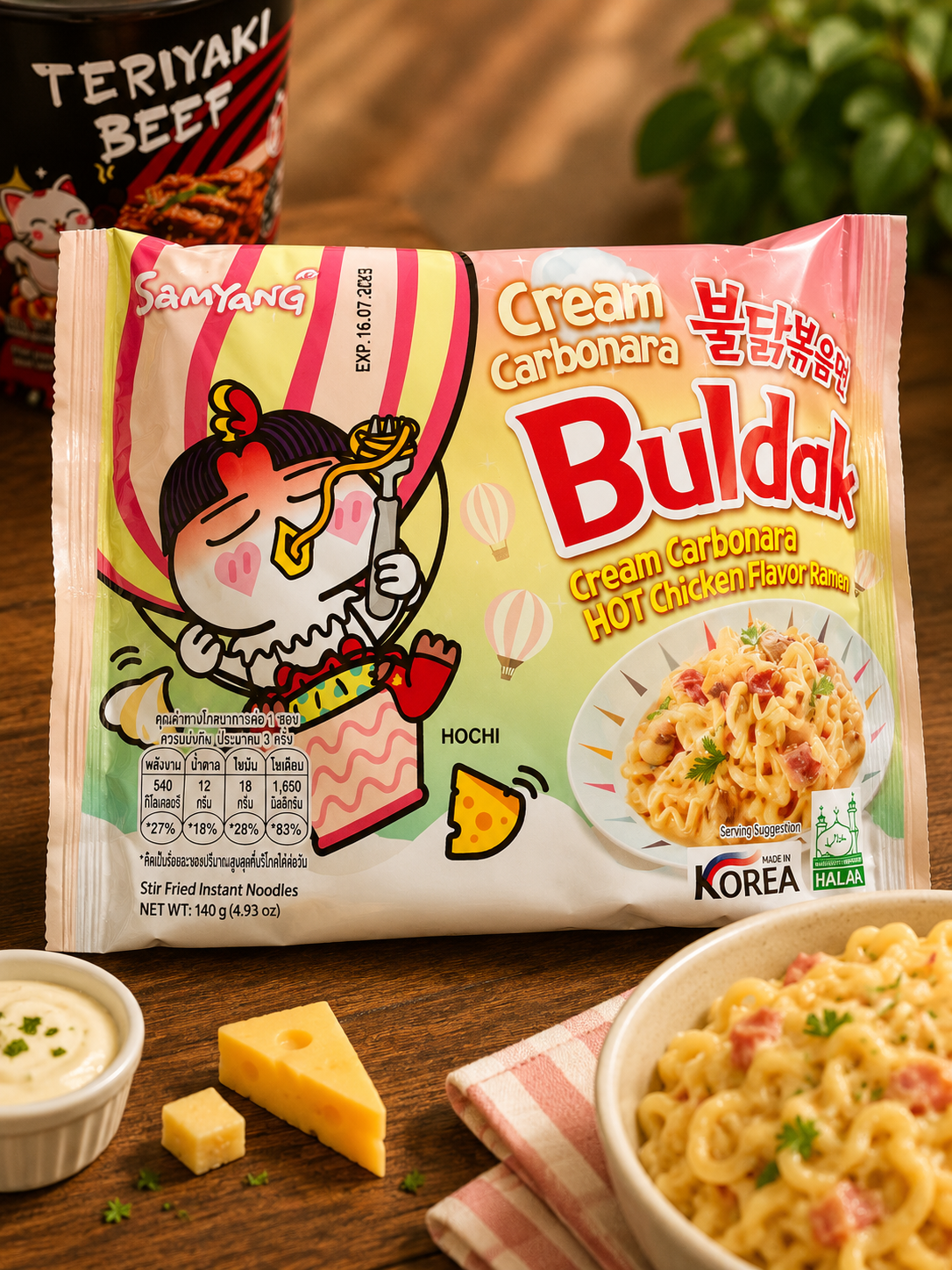 Buldak Hot Chicken Cream Carbonara
