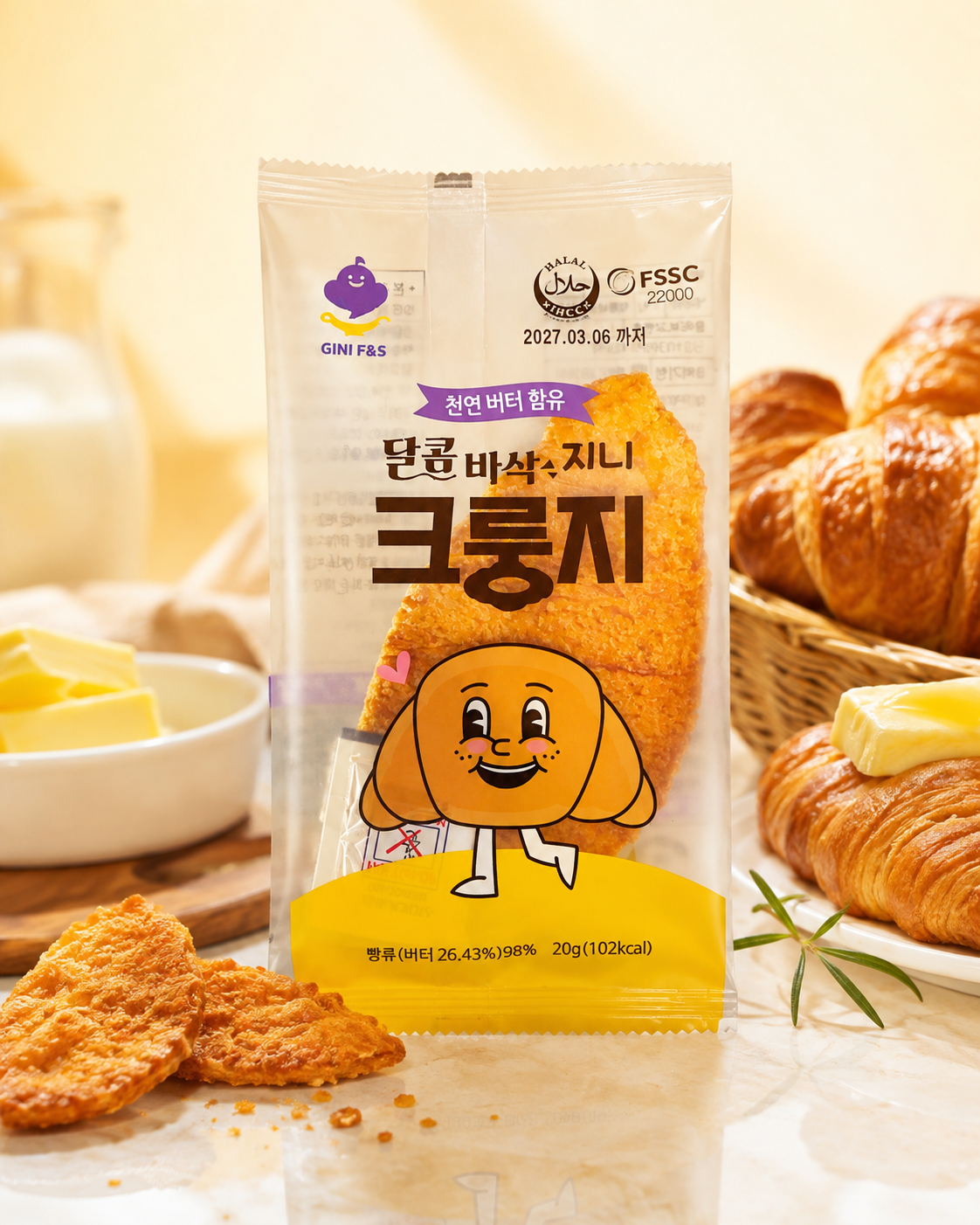 Butter Croissant - Gepresst
