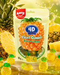 AMOS 4D Pineapple Burst Fruit Gummy