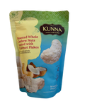 Roasted Whole Cashew Nuts coated with Coconut Flakes