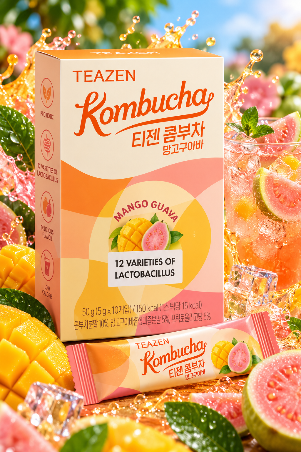 Kombucha Mango Guava Teazen