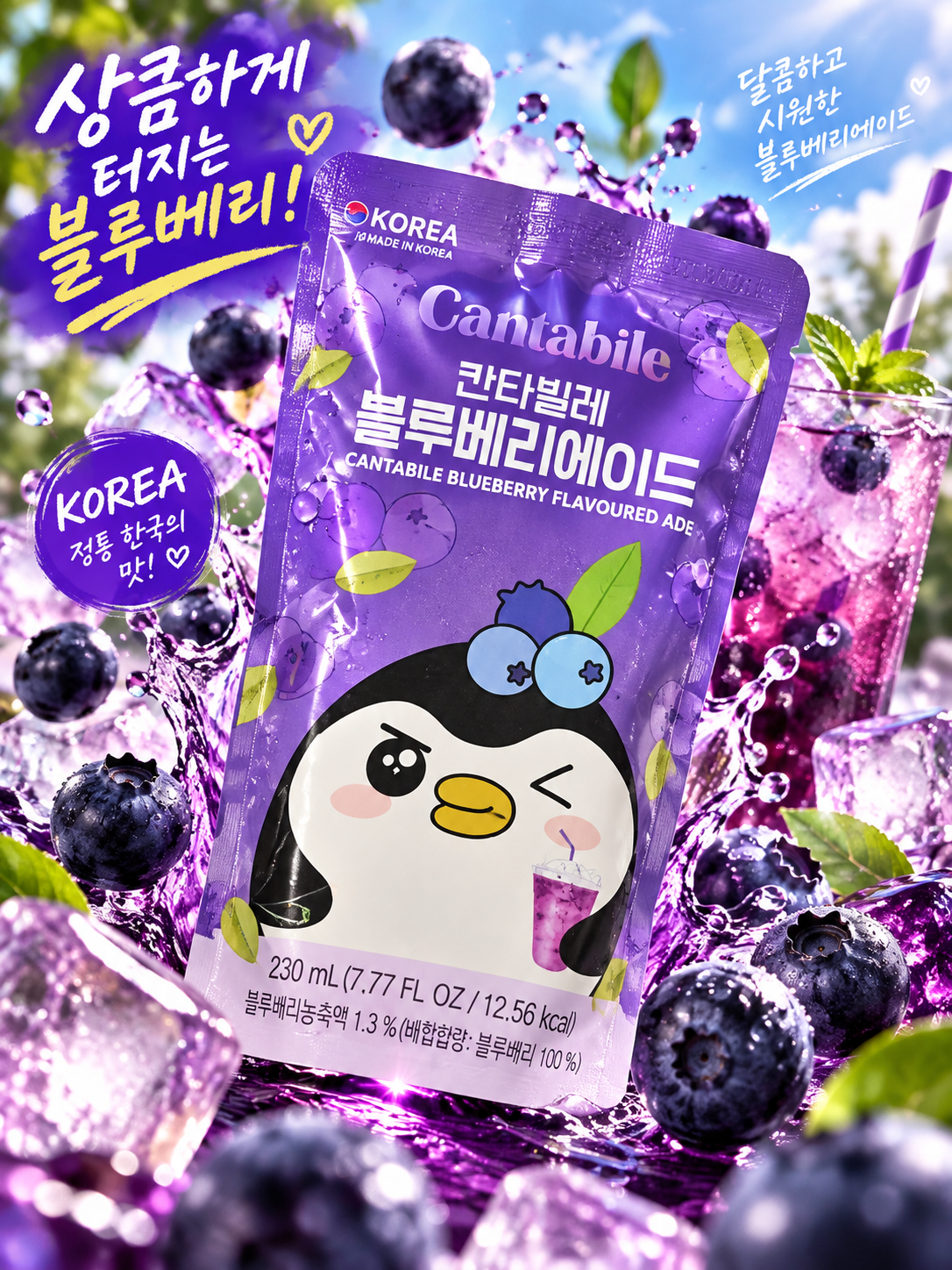 Cantabile Blueberry Ade – 230 ml