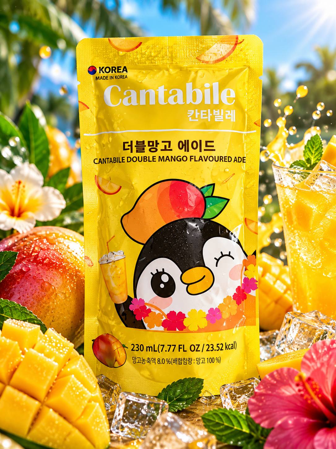 Cantabile Double Mango Flavoured Ade- 230 ml