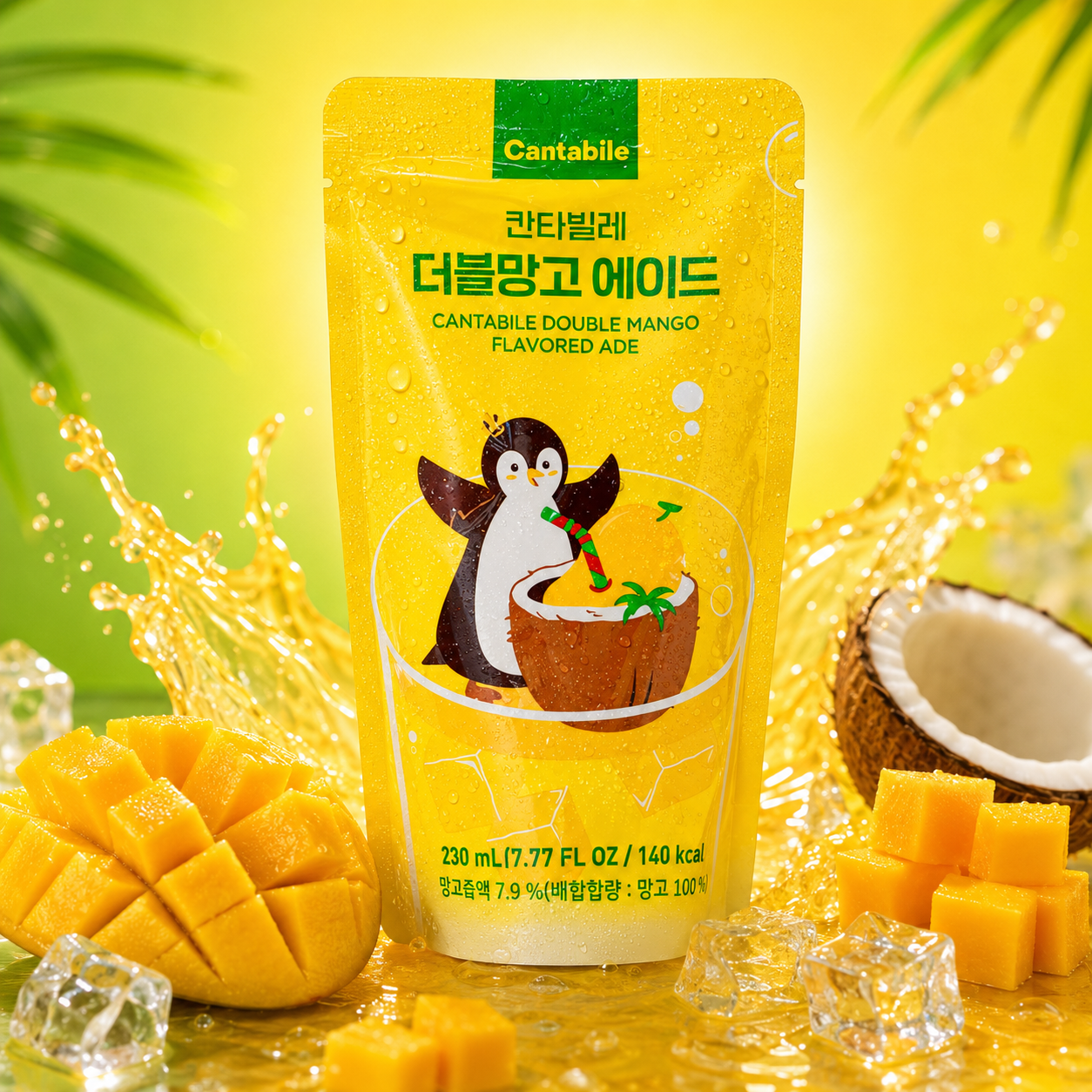 Cantabile Double Mango Ade (Pouch) 230ml.