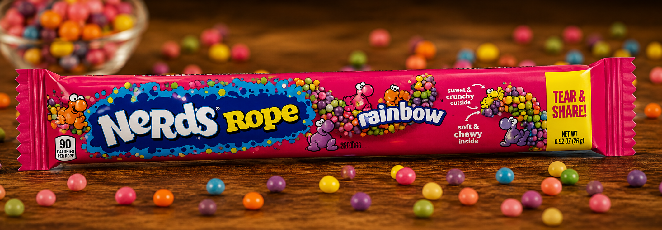 NERDS 26 GR RAINBOW ROPE