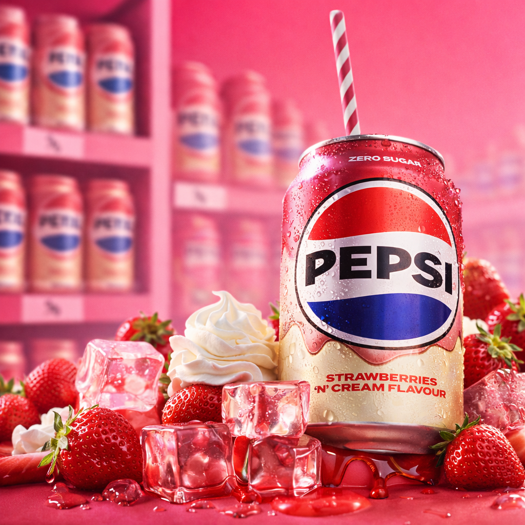 Pepsi Strawberry & Cream