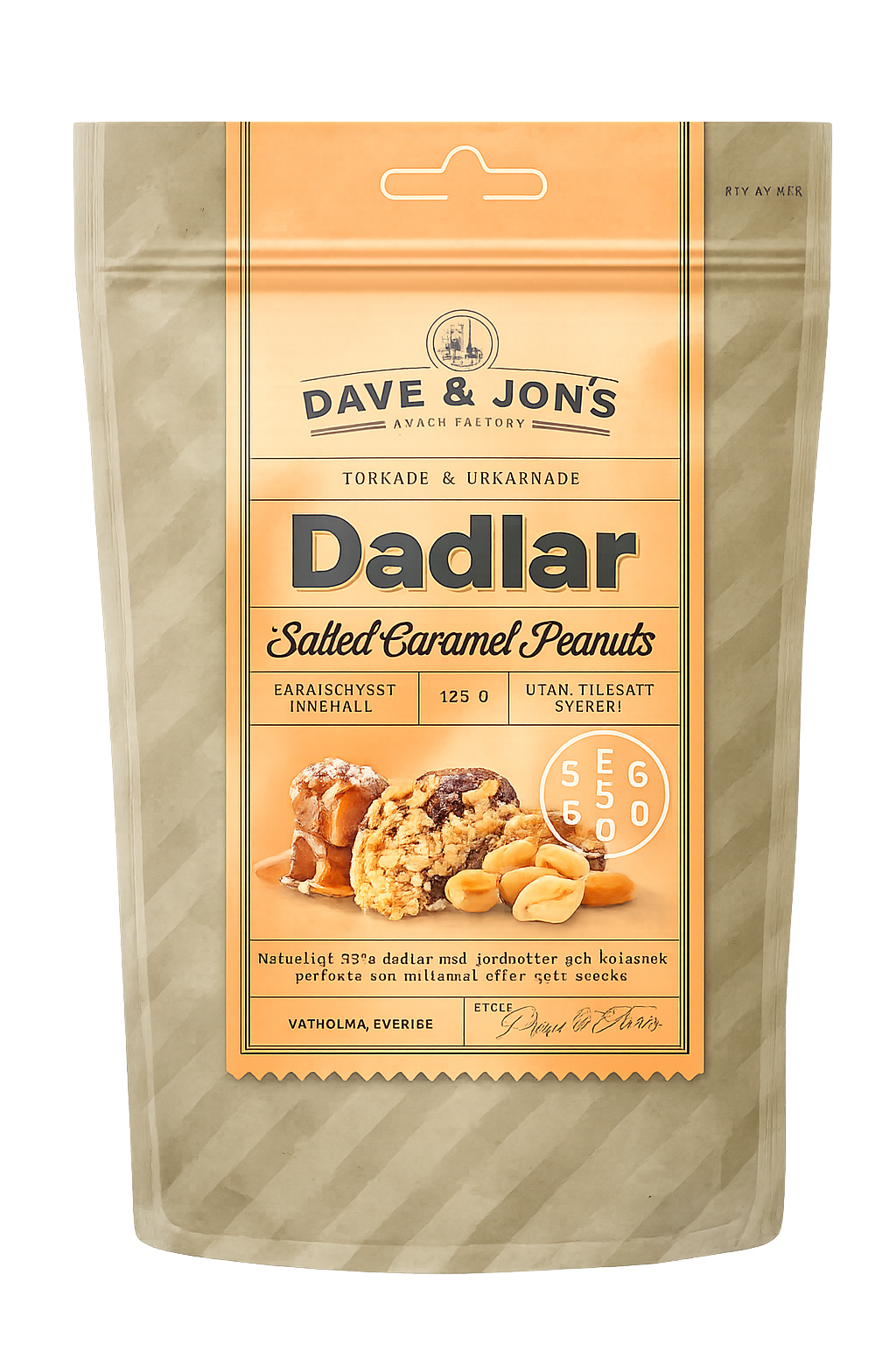 Dave & Jon's Dates (Datteln) Salted Caramel Peanuts