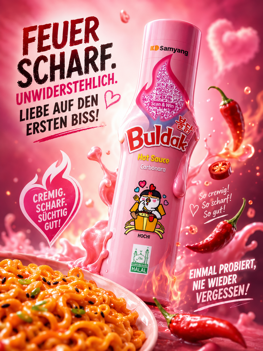 Buldak Carbonara Hot Sauce