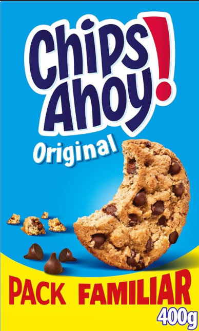 Chips Ahoy family pack familiar