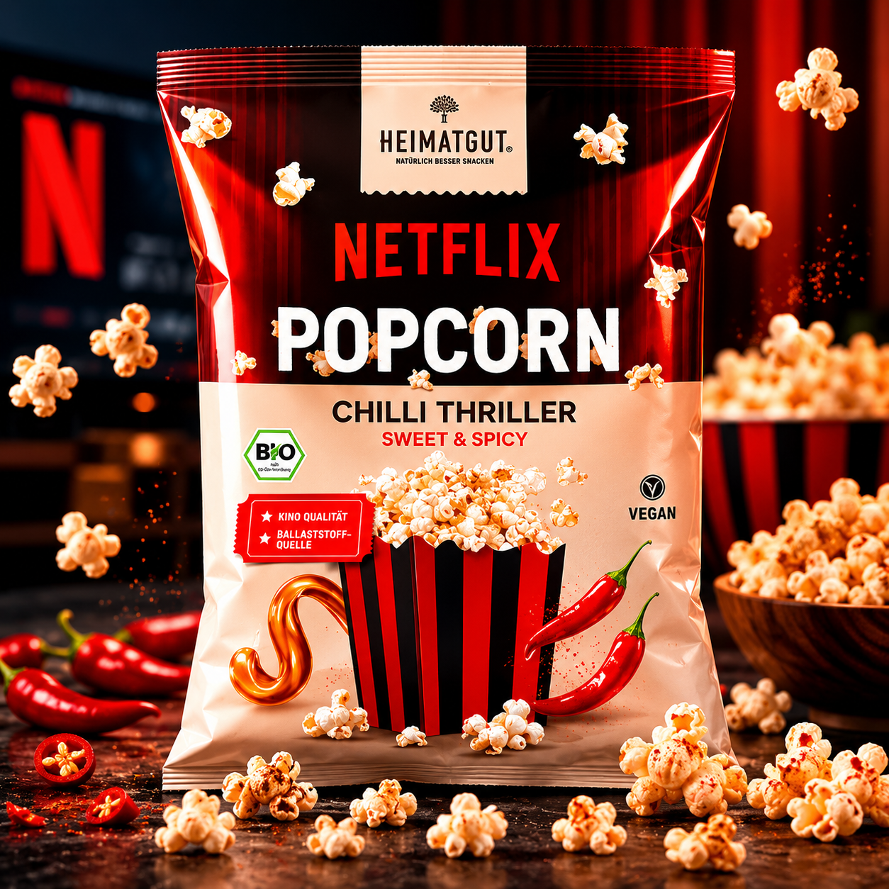 Popcorn Netflix Chilli Thriller
