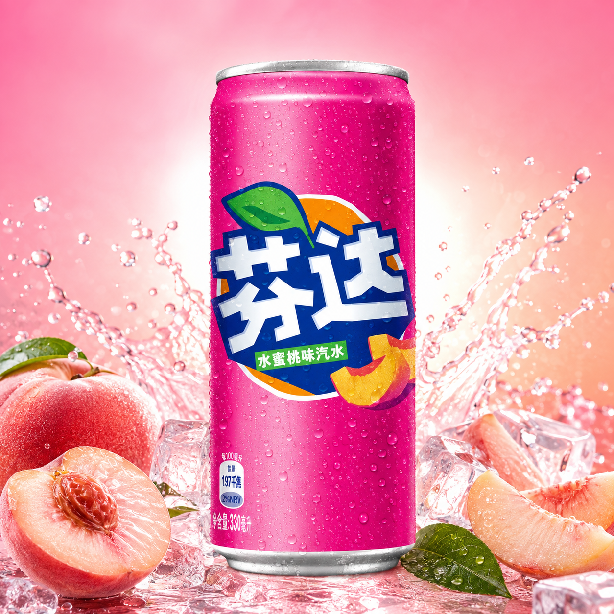 Fanta Asia Peach 330ml