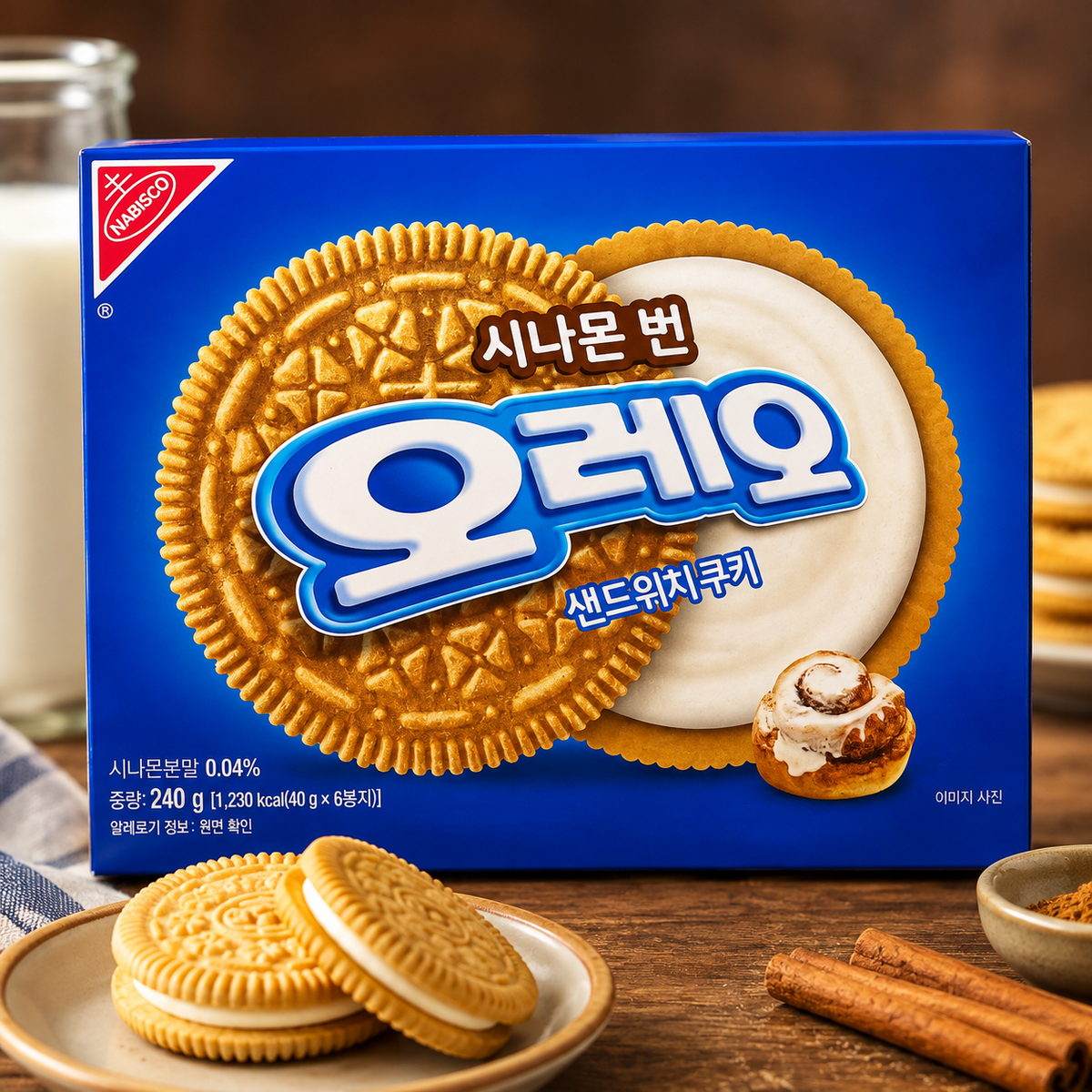 Oreo Cinnamon Roll 240g