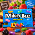 Mike and Ike Berry Blast – Fruchtige Kaubonbons mit Beerenmix | 120 g