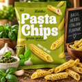 Fiddle’s Pasta Chips Green Pesto – Knusprige Penne Chips mit Basilikum & Kräutern