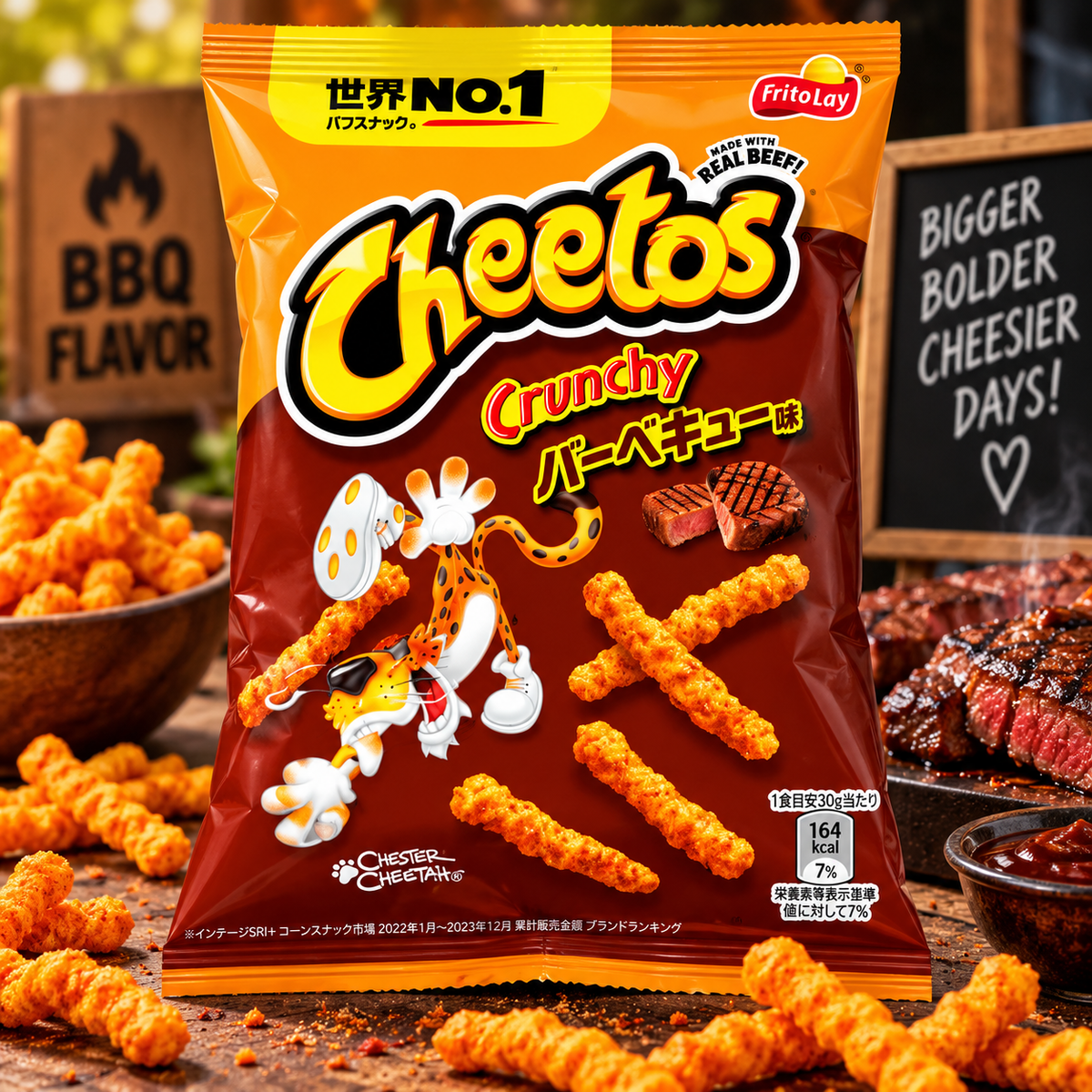 Cheetos Crunchy BBQ – Knusprige Mais-Snacks mit Barbecue-Geschmack