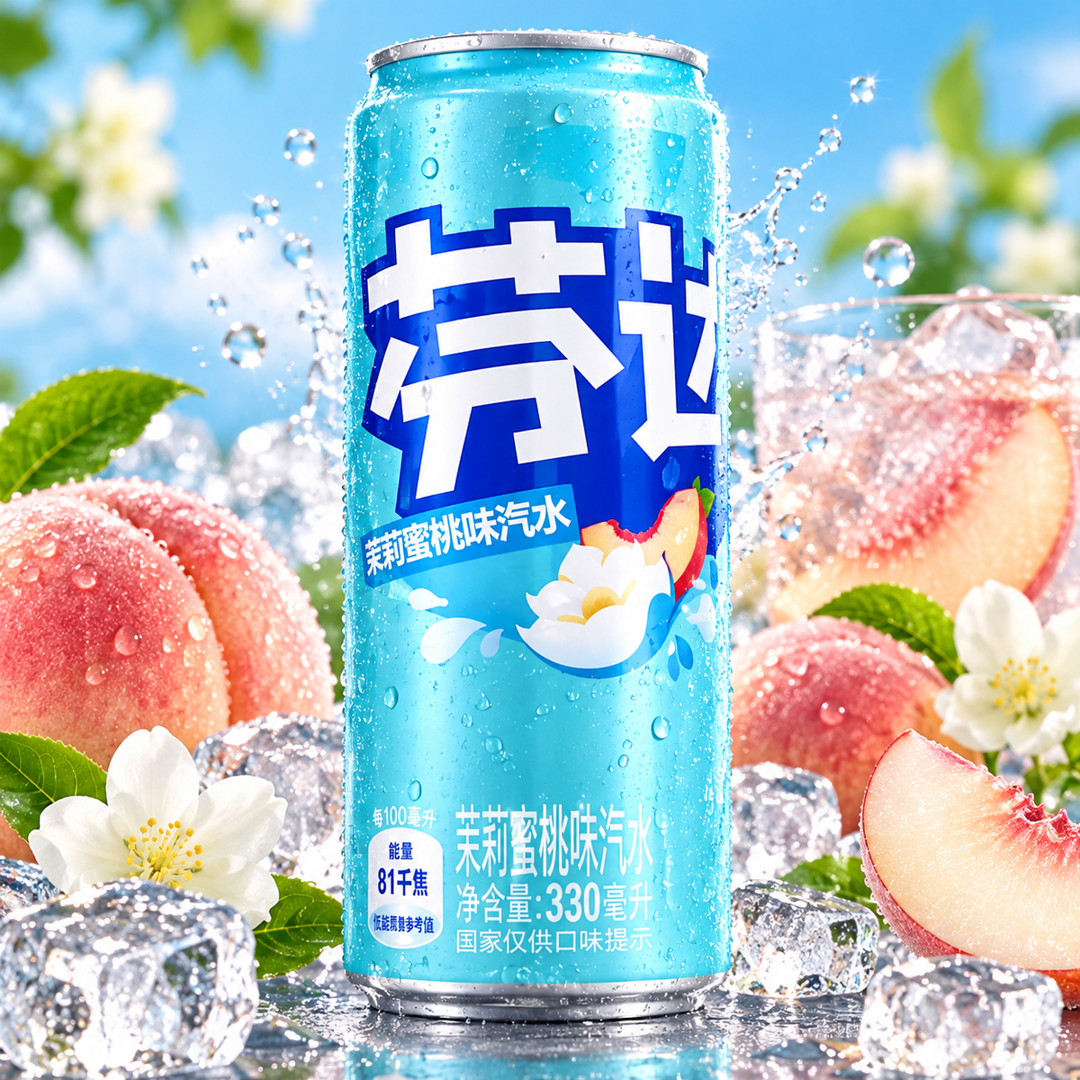 Fanta Jasmine Peach – Jasmin-Pfirsich Limonade – 330 ml