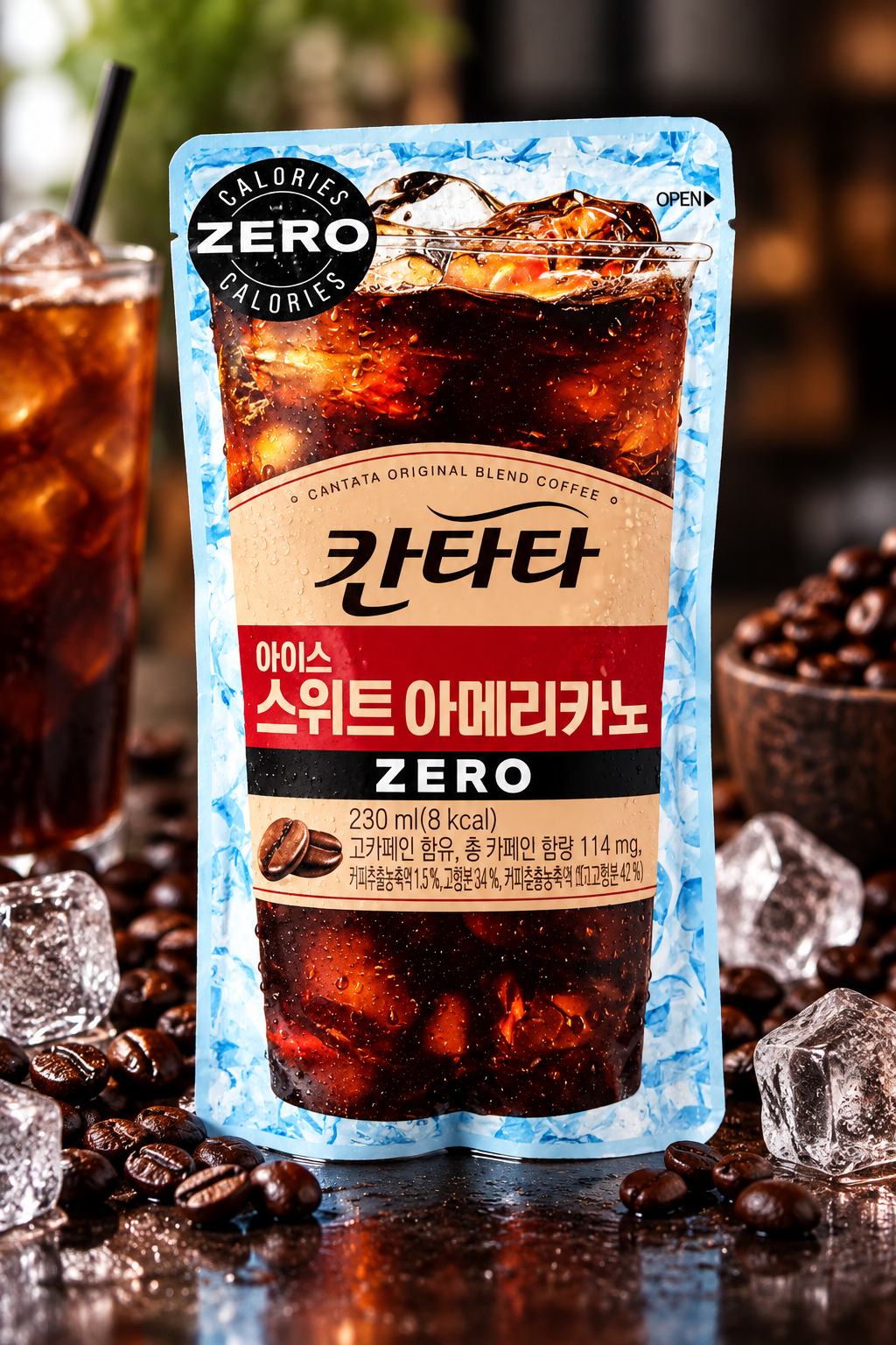 Cantata Sweet Americano Zero – Korean Iced Coffee 230 ml