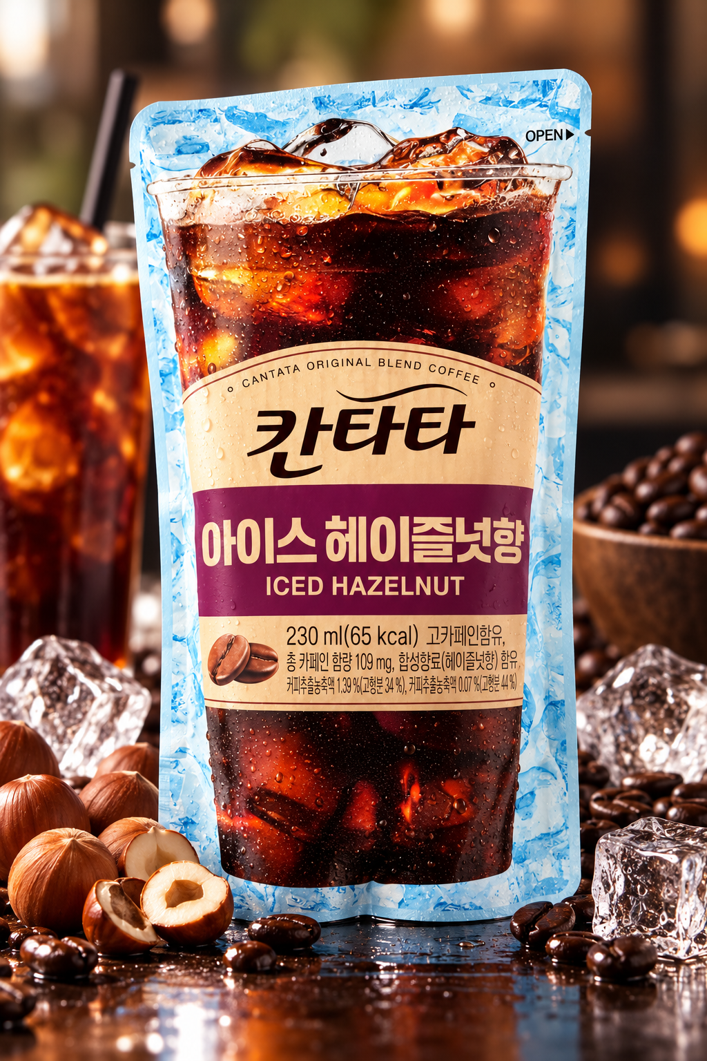 Cantata Iced Hazelnut – Korean Iced Coffee 230 ml