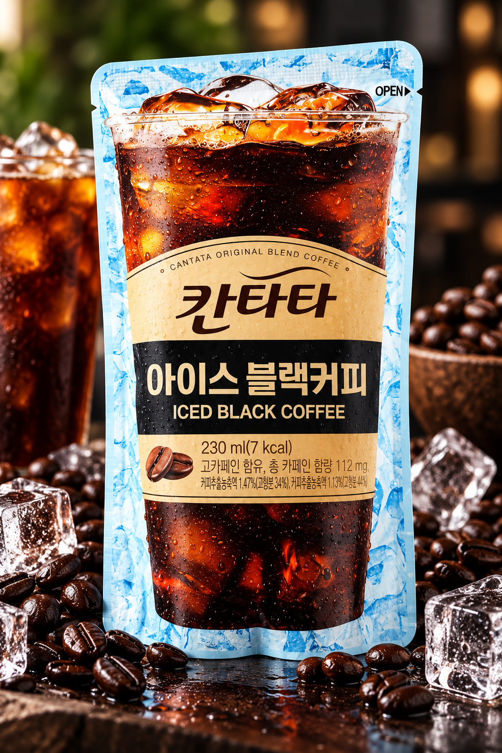 Cantata Iced Black Coffee – Korean Iced Coffee 230 ml