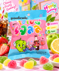 Hiyoly Chewy Fruity Gummy – Fruchtgummis Erdbeere, Zitrone & Apfel 62 g