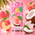Coco Palm Pfirsich – Erfrischungsgetränk mit Kokosnuss-Gelee 240 ml