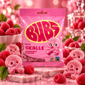 BUBS Sour Skalle Raspberry – Saure Himbeer-Fruchtgummis, vegan – 90g
