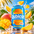Rubicon Sparkling Mango – Spritziges Mango-Erfrischungsgetränk mit echtem Fruchtsaft