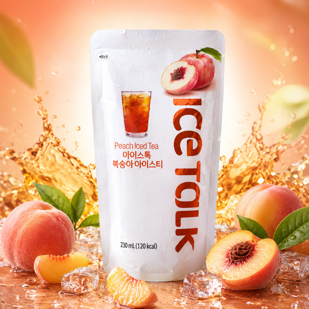 Ice Talk Peach Iced Tea (Pouch) 230ml