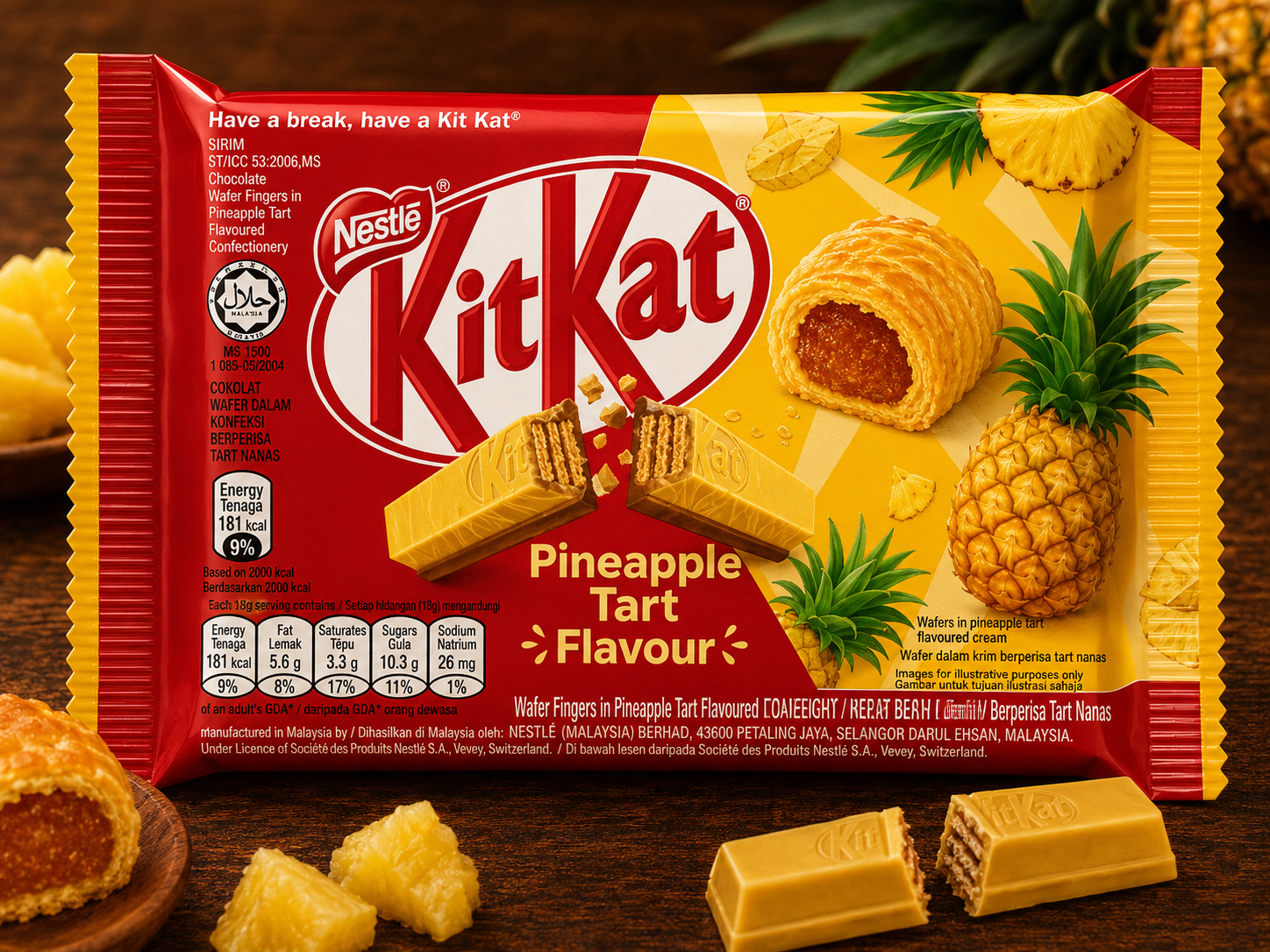 KIT KAT 35 GR PINEAPPLE TART
