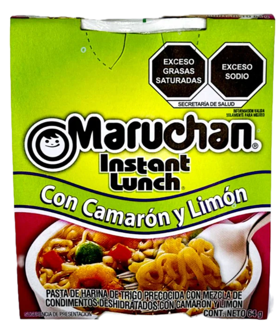 Maruchan Instant Lunch con Camarón y Limón
