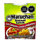 Maruchan Instant Lunch con camarón, limón y habanero