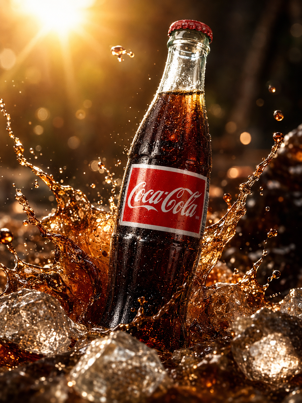 Mexican Coca Cola 500ml (mexikanische Coca Cola mit Rohrzucker in der Glasflasche)