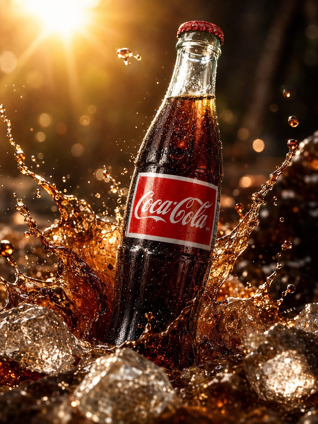 Mexican Coca Cola 500ml (mexikanische Coca Cola mit Rohrzucker in der Glasflasche)