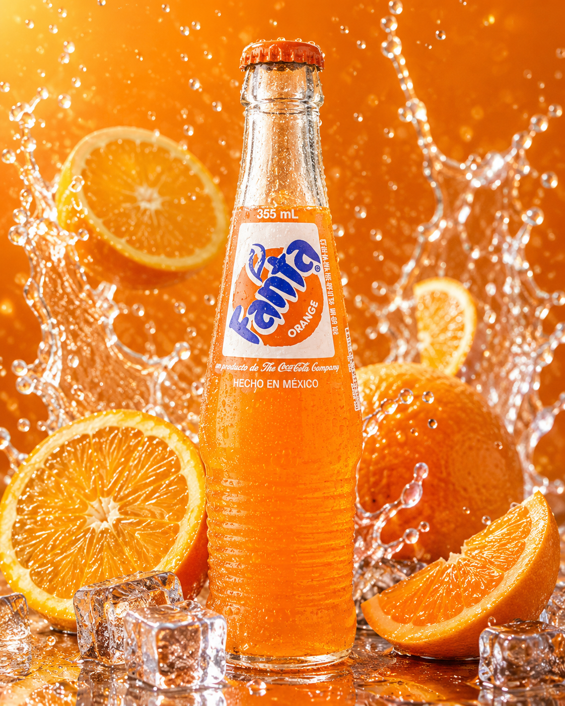 Mexican Fanta Mexikanische Fanta Glasflasche 355ml