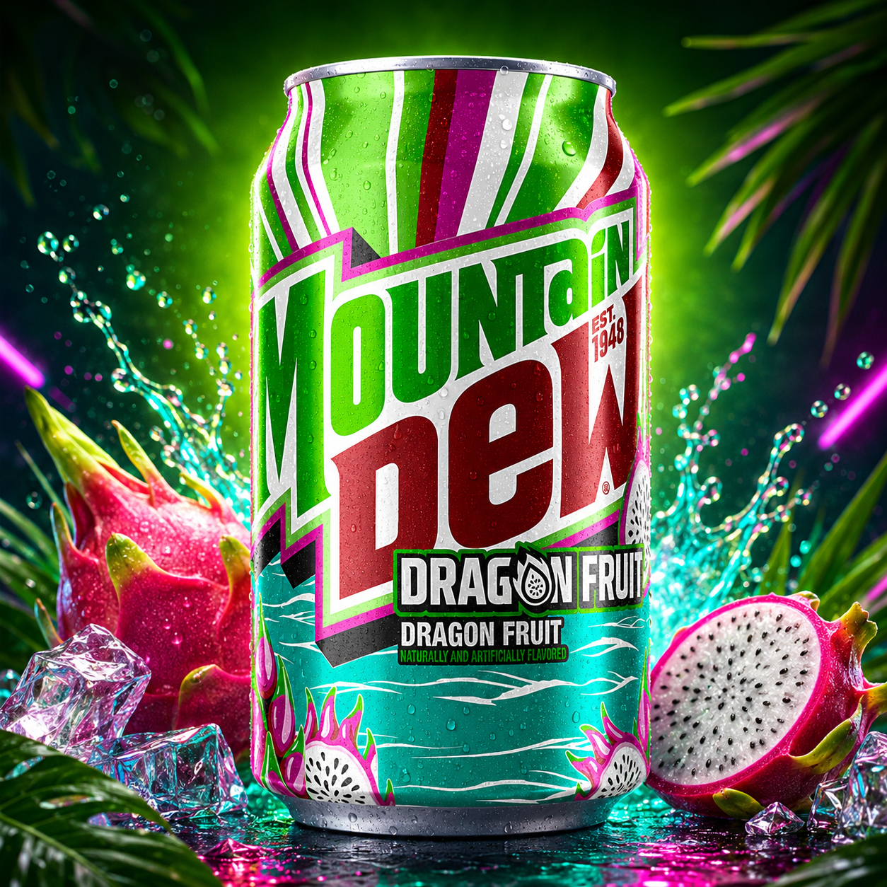 Mountain Dew Dragon Fruit 12oz