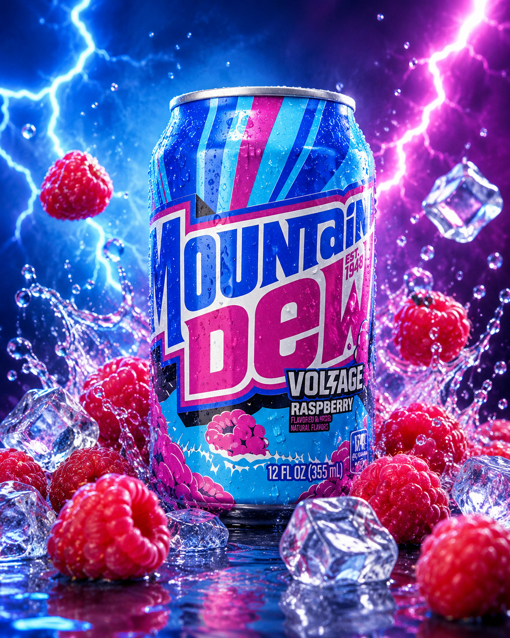 Mountain Dew Raspberry Voltage