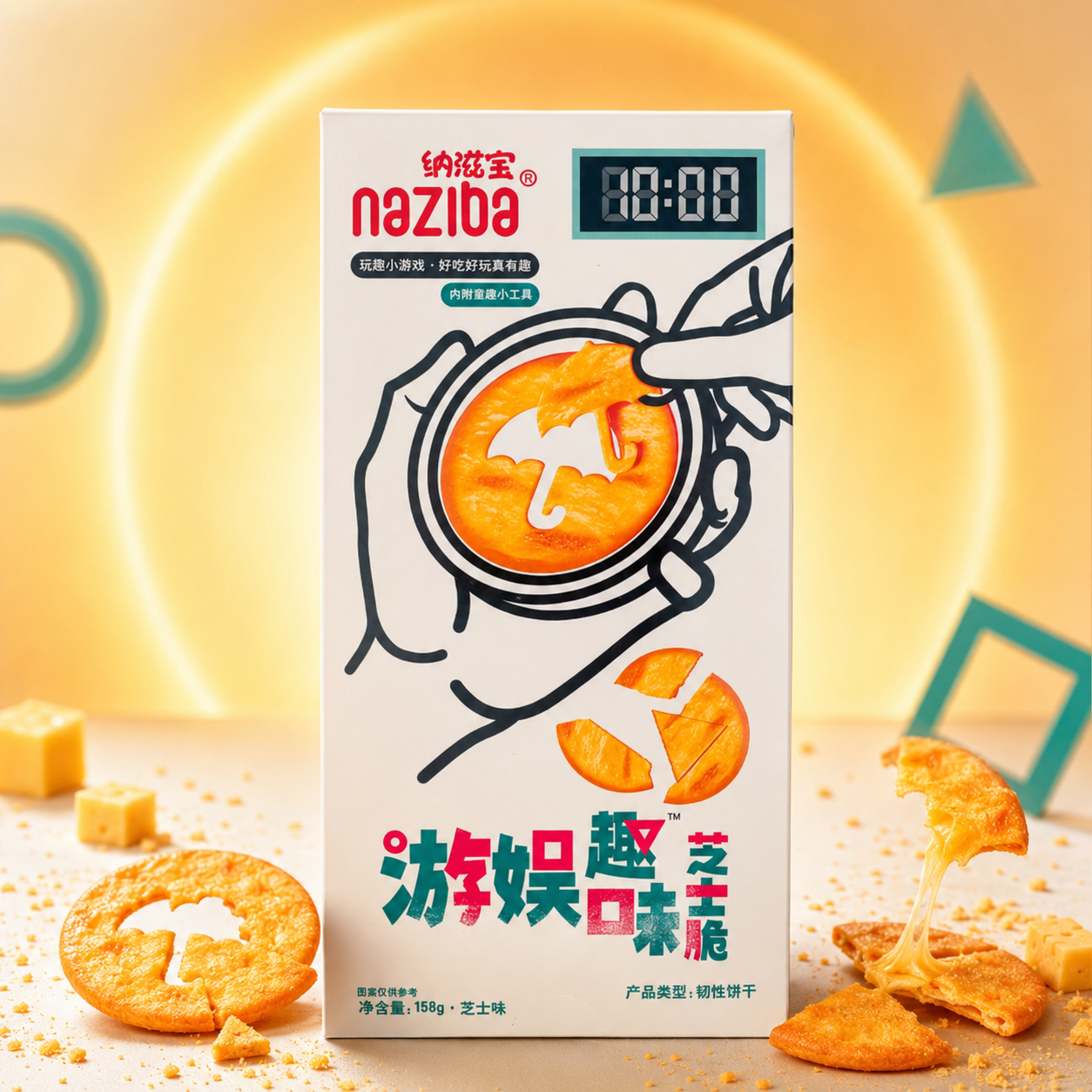 Squid Game Cheese Crackers Naziba