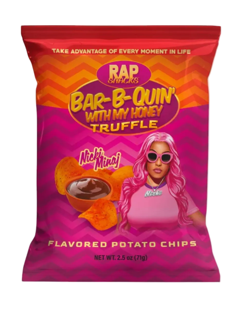 Rap Snacks Nicki Minaj Bar-B-Quin with Honey Truffle Chips