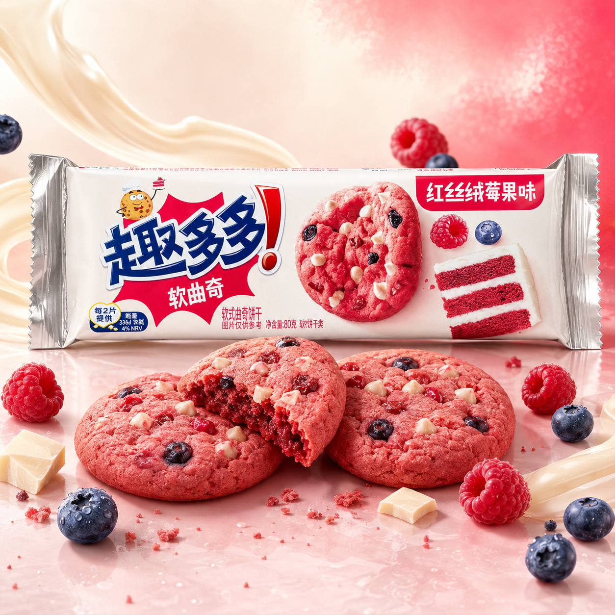 Chips Ahoy! Red Velvet Cookies 80g