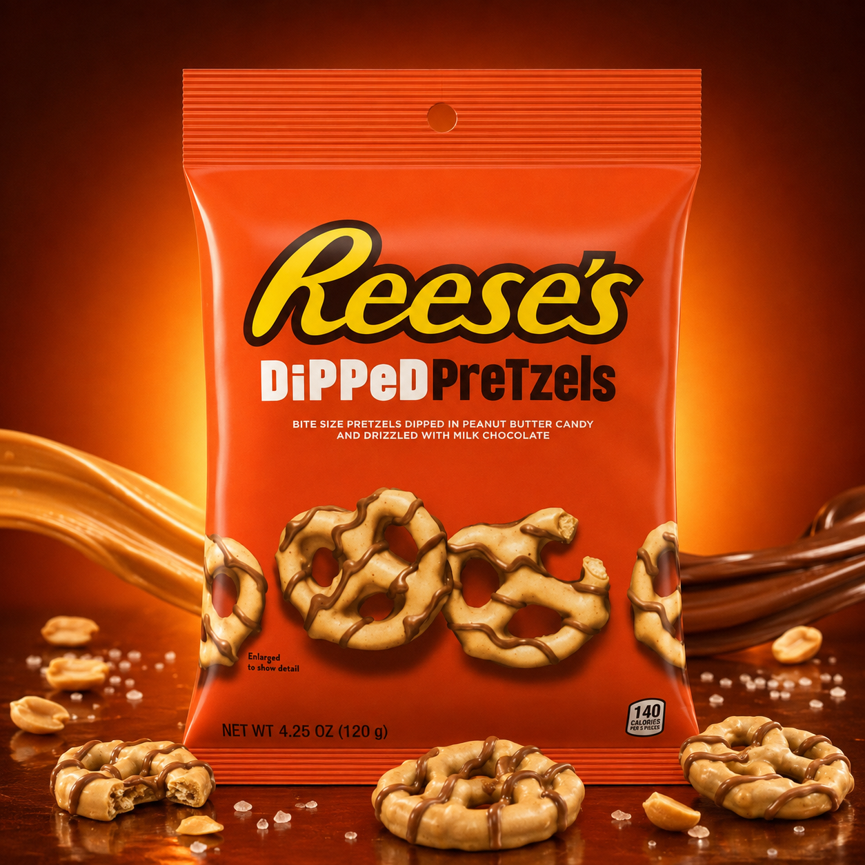 Reese's Dipped Pretzels Bag 120g