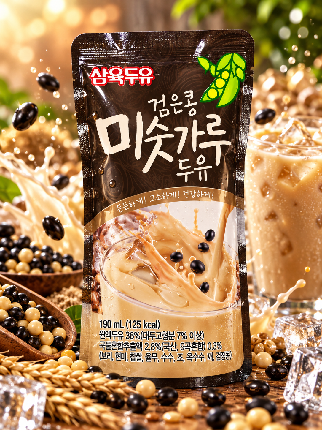 Sahmyook Black Bean & Grain Soybean Milk – 190 ml
