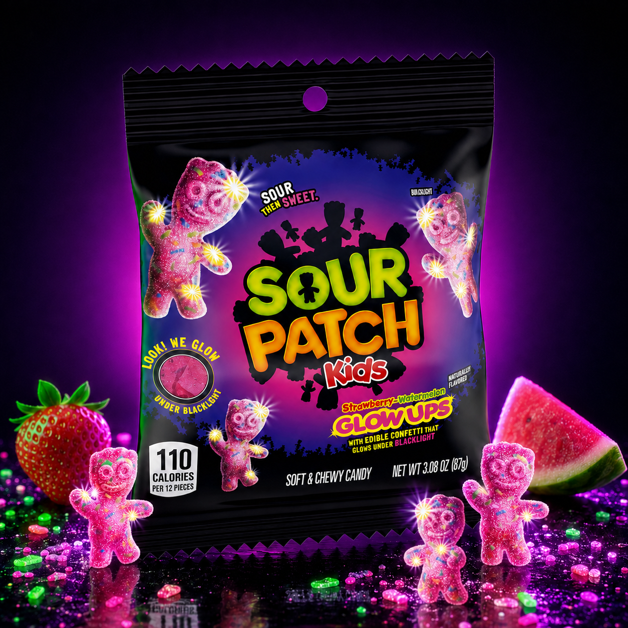 Sour Patch Kids Glow Ups 87g