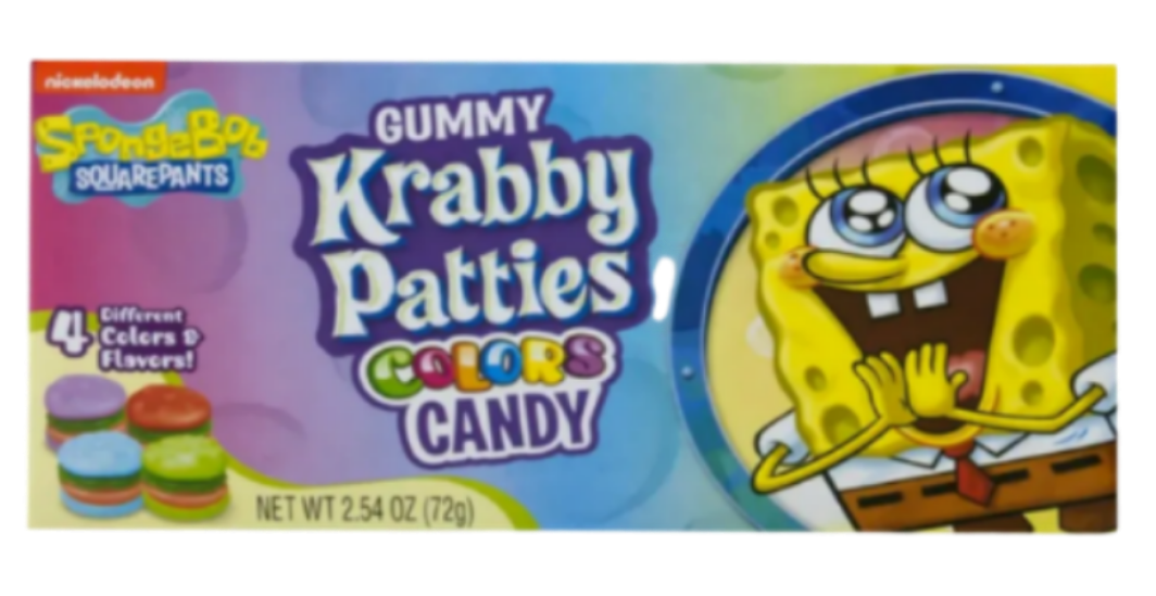 Spongebob Gummy Krabby Patties Colors Candy